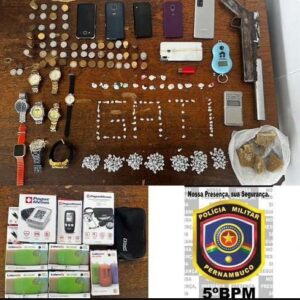 Petrolina (PE): PM prende homem de 61 anos por tráfico de drogas no Loteamento Geovana