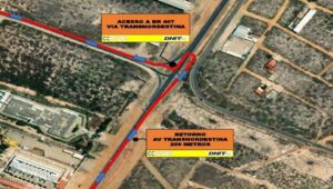 Alerta: DNIT chama atenção para alteração de tráfego no km 126 da BR-407 em Petrolina