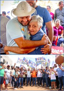 Sábado de visita à feira livre e ao interior faz time de Isaac ser festejado pelos comunitários