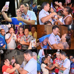 Andrei e Tiano mobilizam os Residenciais Mairi e Praia do Rodeadouro em caminhada com o apoio dos moradores