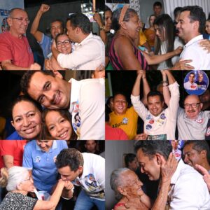 Moradores do Alto do Cruzeiro recebem Andrei com alegria e vontade de mudanças para Juazeiro
