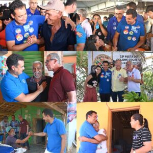 Andrei e Tiano reforçam compromisso com o desenvolvimento do Salitre e de Itamotinga