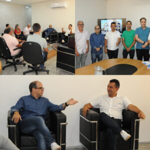 Andrei discute parcerias estratégicas com a Univasf em visita ao reitor Telio Nobre Leite