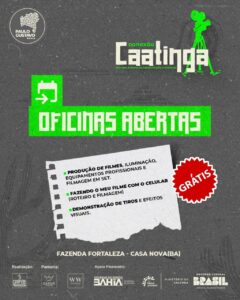 Caatinga vira set de cinema! Oficinas gratuitas e experiências audiovisuais com inscrições abertas