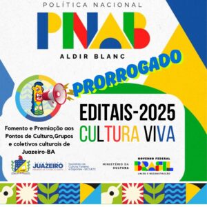 Seculte prorroga prazo de inscrições para editais de fomento à cultura em Juazeiro
