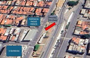 A rampa de descida da BR-407 para a Avenida Raul Alves no sentido Petrolina–Juazeiro, será fechada