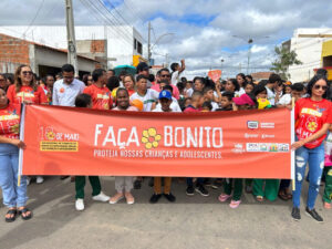 Curaçá reforça compromisso com a proteção infantil em caminhada