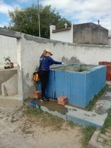 Segurança sanitária  no Dia de Finados: Sesau realiza ação de combate à dengue no Cemitério Municipal