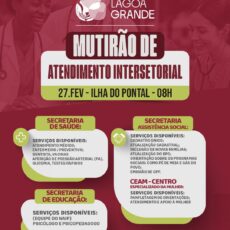 Em entrevista, prefeita Catharina Garziera comemora avanços de Lagoa Grande e anuncia mutirão intersetorial de serviços com a entrega de títulos de posse para famílias da Ilha do Pontal