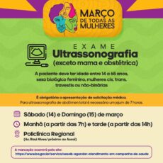 Feira Março de Todas as Mulheres oferece exames de ultrassonografia em Juazeiro