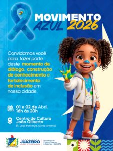 Movimento Azul 2026 começa nesta quarta (1ª) com foco na inclusão e no autismo