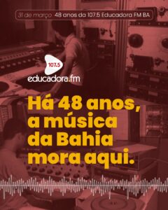 Rádio Educadora FM comemora 48 anos e oferece gratuitamente 22 programas para rádios de todo o País