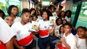 Circuito Educativo do VLT leva experiência de mobilidade urbana a estudantes da rede pública