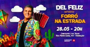 Forró na Estrada, de Del Feliz, chega ao Cineteatro 2 de Julho nesta quinta-feira