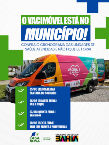 Vacimóvel reforça vacinação em Casa Nova e amplia acesso da população às vacinas