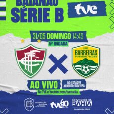 Fluminense e Barreiras neste domingo pela Série B na TVE