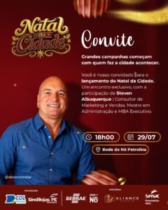 CDL e Sindilojas Petrolina lançam campanha ‘Natal da Cidade’ dia 29 de julho com foco em inovação e capacitação