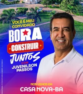 Juvenilson Passos convoca população de Casa Nova para o encontro “Bora Construir” nesta sexta-feira (18)